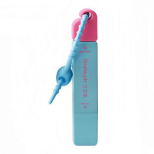 (1pc Blue) Instant Stain Remover Pen, Dual-Head Bleach Pens for Clothing, Portable Fabric Stains Remover Pen with Hanging Rope