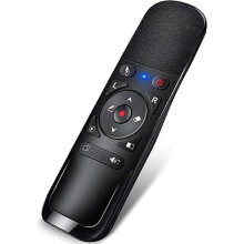 Wireless Presenter Air Mouse Clicker, PPT Remote Control, USB Powerpoint Clicker RF 2.4 GHz, Volume Control & Cursor Function