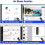 Wireless Presenter Air Mouse Clicker, PPT Remote Control, USB Powerpoint Clicker RF 2.4 GHz, Volume Control & Cursor Function 3