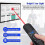 Wireless Presenter Air Mouse Clicker, PPT Remote Control, USB Powerpoint Clicker RF 2.4 GHz, Volume Control & Cursor Function 4