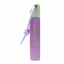 (1pc Purple) Instant Stain Remover Pen, Dual-Head Bleach Pens for Clothing, Portable Fabric Stains Remover Pen with Hanging Rope