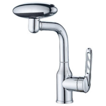 (plating) Home Washbasin Waterfall 4 Mode Faucet 360 Rotation Hot Cold Water Sink Mixer Wash Modern Minimalist Bathroom