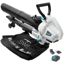 swift 40V 3-in-1 Cordless Leaf Blower/Vacuum/Mulcher，30：1 Mulching Ratio（2 x 2Ah Battery and 1 Charger Included