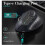 (Beige)Saker Ergonomic Triple,Ergonomic Vertical Mouse: Tri-Mode Wireless, Rechargeable 5