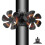 6 Dual Head Fireplace Fan 12 Blades for Energy Saving Heating 1