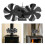 6 Dual Head Fireplace Fan 12 Blades for Energy Saving Heating 5