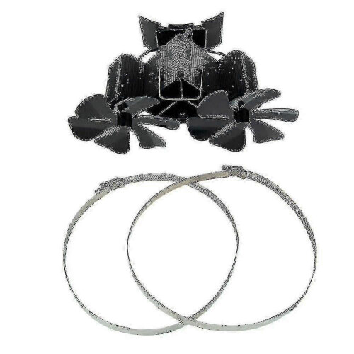 6 Dual Head Fireplace Fan 12 Blades for Energy Saving Heating 1