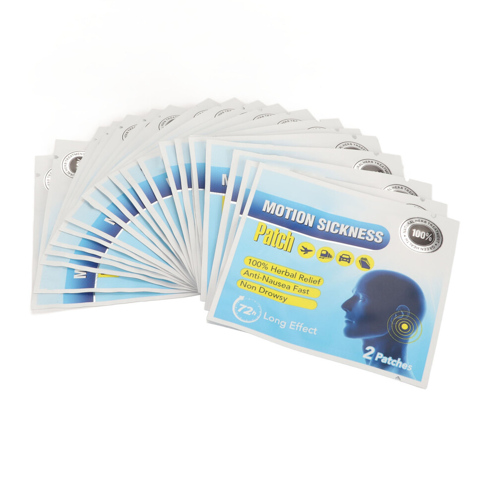 Relieve Nausea with 40pcs Natural Motion Sickness Patch Kit