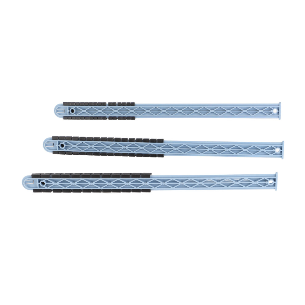 Multipurpose Abs Socket Clip Rail Holder 1/2 3/8 1/4 3Pcs Set 9481371053078