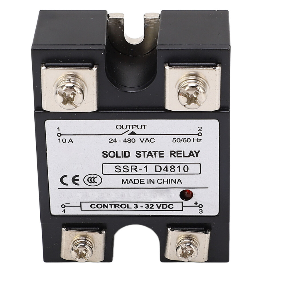 Dc Control Ac Ssr Module 10A 24Â480Vac Vibration Resistant 8791371053369