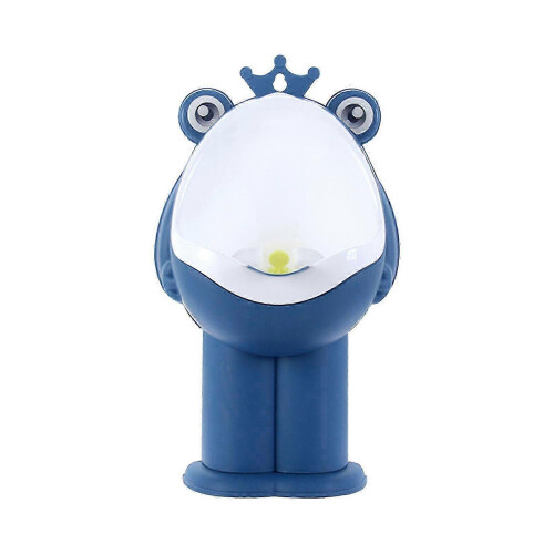 (Navy) Frog Pee Training,Standing Potty Training Urinal for Boys Toilet with Funny Aiming Target