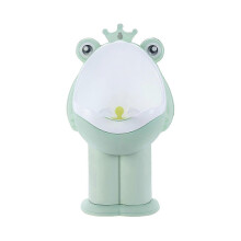 (Green) Frog Pee Training,Standing Potty Training Urinal for Boys Toilet with Funny Aiming Target
