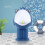 (Blue) Frog Pee Training,Standing Potty Training Urinal for Boys Toilet with Funny Aiming Target 2