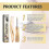 (Combination Pack) Eyelash Liquid Black Eyelash Curl Natural Beautiful Long Thick Eyelash Moisturizing Treatment 4
