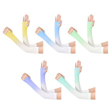 Manicotti protettivi anti-UV, manicotti sportivi rinfrescanti UPF50+, copribraccia rinfrescanti con fori per i pollici per sport all'aria aperta,
