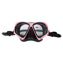 Masque de plongée panoramique à large champ de vision HD avec couvre-nez, masque en verre trempé antibuée pour la plongée en apnée, la natation