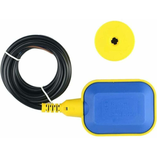 Water Level Controller for Sump Pump, Waterproof Float Switch with 5M Cable Automatic Liquid Control System for Tank Pool Submersible Applications, Ad