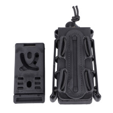 Mag Pouch Tactical Magazine Carrier, Adjustable Universal Mag Carrier Open Top Structure with Belt & MOLLE Clips, Quick Release and Easy to Install fo