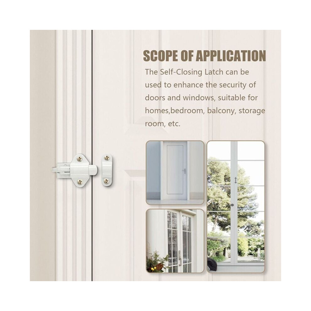 Heavy-Duty Window Gate Latch, Aluminum Alloy Security Automatic Lock For Enhanced Home Protection 9169997264763