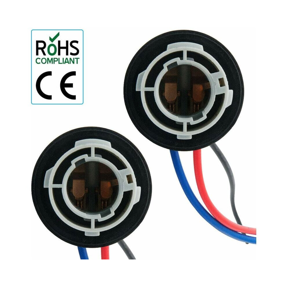 Wiring Harness Sockets For 1157 Bay15d Socket Compatibility, Pre-Wired System Ensures Easy Installation And Seamless Integration For Turn Signal And 9358999433066