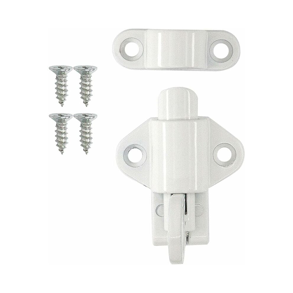Spring Barrel Slide Lock, Sturdy Construction Automatic Gate Lock With Self Closing Latch For Easy Replacement In Various Styles, Includes Fixing 9405630084177