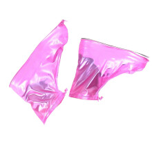 Perlrot PVC Regenstiefelüberzug Wasserdicht Rutschfest Wiederverwendbare Überschuhe L