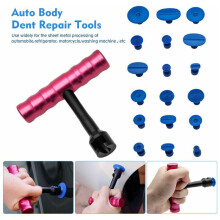 Eenvoudige oplossing voor deukreparatie, universeel toepasbaar voor auto's, koelkasten en meer. Professionele gereedschappen garanderen dat de lak