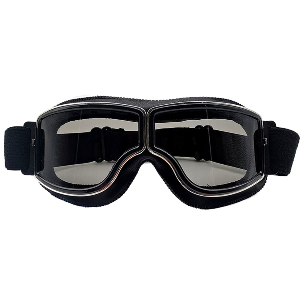 Motorcycle Goggles Vintage Pilot Style, Windproof Dustproof Riding Eyewear With Shatterproof Lenses, Uv Protection Anti Scratch Design For Men And Wom 9463374755128