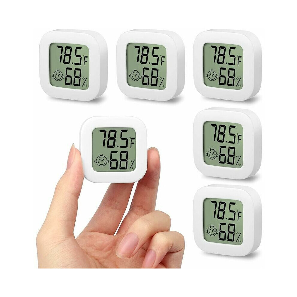 Temperature and Humidity Monitor, Indoor Thermometer Comfort Indicator High Accuracy Digital Hygrometer, Quickly Refresh Multiple Mounting Options