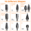 Carbide Burr Bits Set, Double Cutting Tree Shape for Fast and Smooth Material Processing, Tungsten Carbide with High Hardness for Long-lasting 7