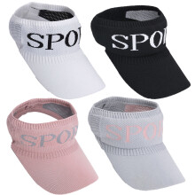Pălării sport cu vizieră de soare, șapcă elastică cu protecție UV pentru activități în aer liber, design respirabil care absoarbe