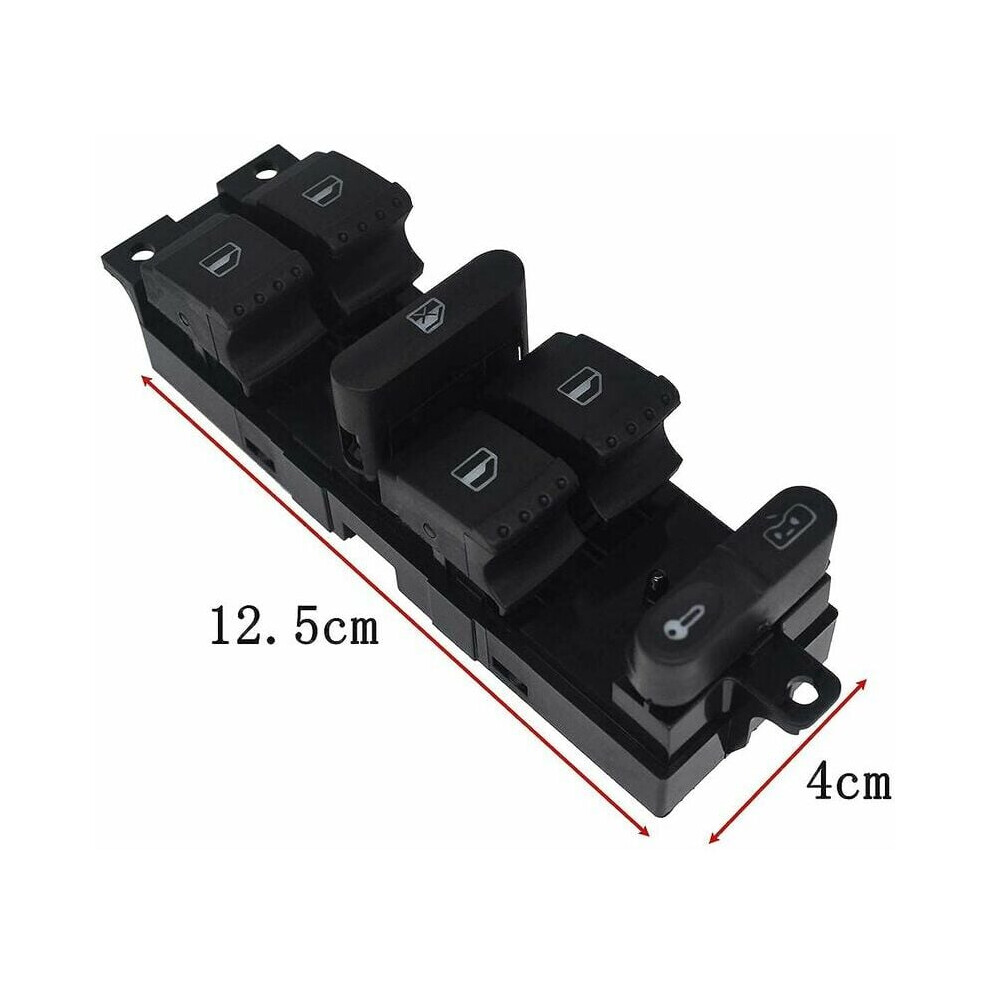 Driver Side Window Switch, Master Power Window Switch For Volkswagen Jetta Golf Passat Bora Mk4 1998-2005, Non-Oem Product With Power Window Switch 9169997264152