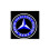 Μεταλλική πινακίδα εμπνευσμένη από τη Mercedes-Benz, ζωντανά χρώματα και ανάγλυφο 1