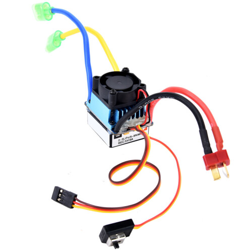High-Performance Electronic Speed Controller For 1/10 Scale Rc Vehicles, Incorporating Three Drive Model And Waterproof Features 1