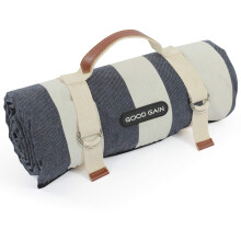 Picnic Blanket Waterproof,Beach Blanket Portable with Carry Strap Outdoor Camping Party, Large Foldable Sand Proof Blanket for Wet Grass Hiking or Ki