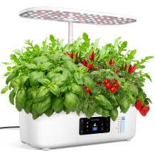GOLUMUP Hydroponics Growing System 13 Pods Hydro Indoor Herb Garden with LED Light, Plants Germination Kit with Auto Timer, Smart Indoor Gardening Sy
