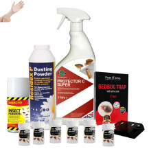 Bed Bug Dust Mite Killer Kit for Bedbug Infestations Bed Bug Killer Kit Bedbug Spray Foggers Smoke Bomb Powder & Traps Suitable for Amateur Use Treat