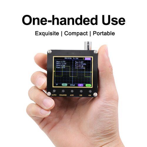 Digital Oscilloscope 2.4in LCD, 200KHz Bandwidth, 138PRO 2
