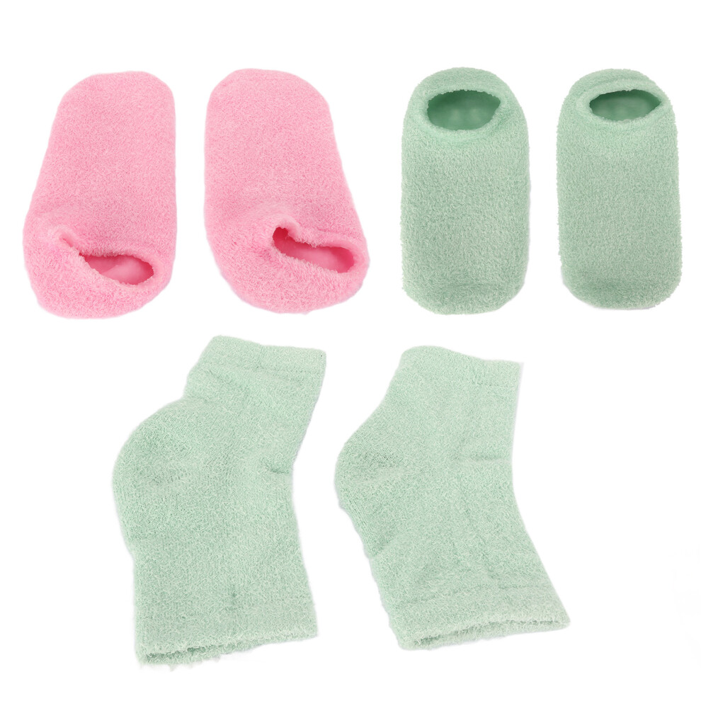 Heels Moisturizing Socks Set with Exfoliating Gel for Skin Rejuvenation