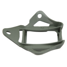 Helm aus Aluminiumlegierung mit 3-Loch-Abdeckung, grün, abriebfest, tragfähig