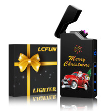 Christmas Stocking Fillers Gifts for Men Adults Him, Electric Rechargeable USB Lighter Windproof Flameless, Electronic Arc Plasma Lighter Portable