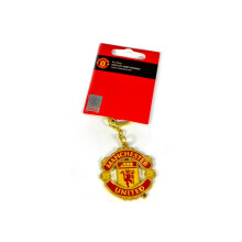OFFICIAL MANCHESTER UNITED CREST SHAPED KEYRING