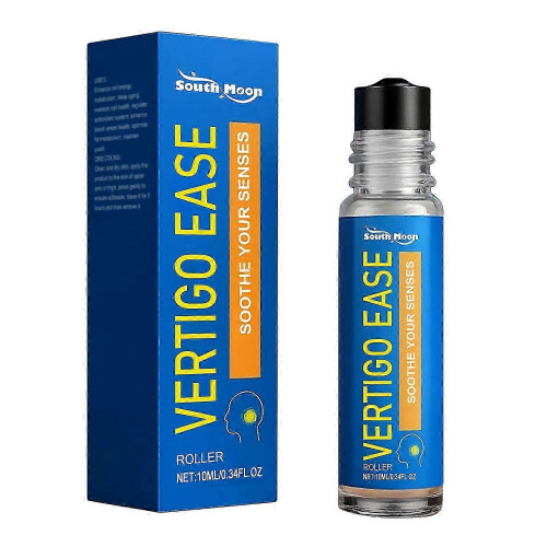 (2pcs)Vertigo Ease Roller 10ml Herbal Essence Roll-On for Dizziness Relief Portable Essential Oil
