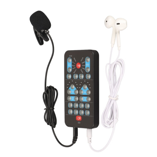 Entertainment Hub In Your Hands, Black ABS Mini Sound Effects Machine Features Multi-Language Support And Fine Tuning Function, Plug And Play Design 2