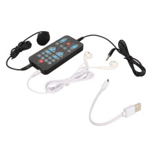 Kompakte Stimmverzerrungsstation mit 10 dynamischen Modi und 8 aufregenden Effekten in einem tragbaren Soundeffektgerät – perfekt für Gamer,