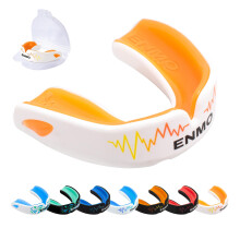 Enmo Maxilla Pro Gum Shield - Adult & Junior 10+ Mouth Guard with Case for Rugby, Boxing, Hockey and Contact Sports - Mouthguard with Boil & Bite, Br