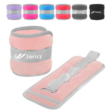 JORICY Ankle Weights Set, Wrist Weights Set 1kg Weights a Pair Arm Leg Weights for Women Men Kids with Adjustable Straps, Exercise Weights for Walkin