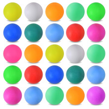 25 x Ping Pong Balls Table Tennis 40mm Mixed Colours with No Logos Ideal for Cat Dog Pet Toy School Crafts