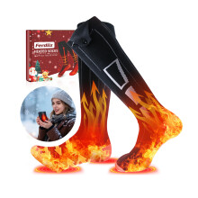 Heated Socks Hand Warmer 2-in-1 Heating Socks Rechargeable with 2 x 9000mAh Batteries for Men Women, Warmth Up to 14 hours+35 hours of foot warmth, 4