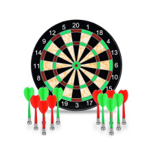 Towinle Dartboard 17 Magnetic Dartboard with 12 Magnets Darts Arrows in 2 c